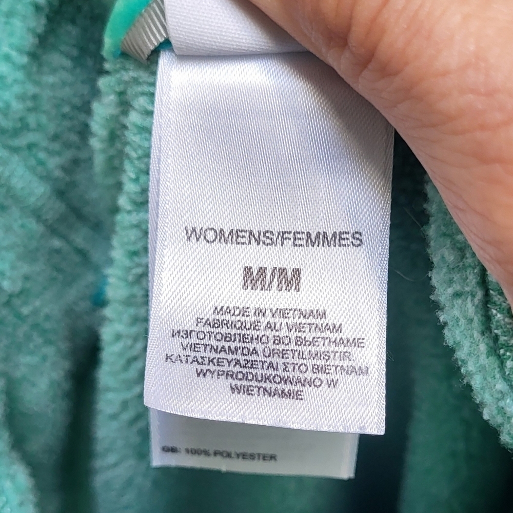 The North Face Teal Crescent Ridge Shawl Sweater Womens Size Medium - Picture 9 of 10